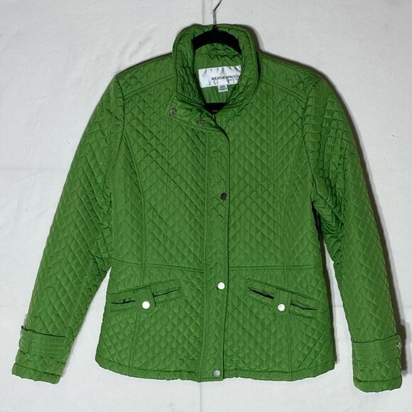 WEATHERPROOF Green Quilted Light Jacket M - Picture 13 of 13